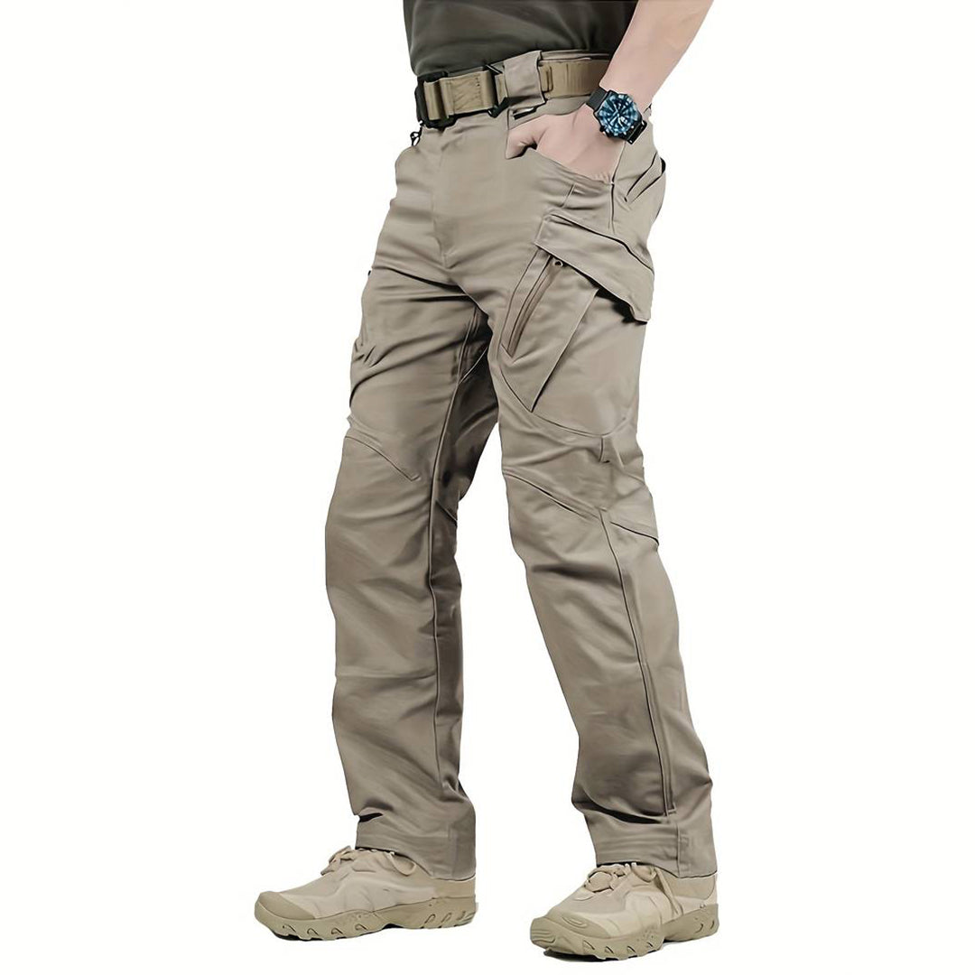 Pantalon cargo imperméable pour homme | Léger, à poches multiples