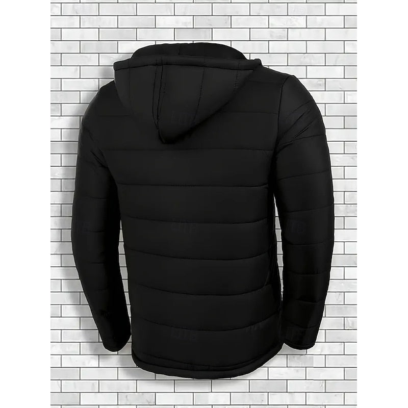 Veste matelassée bouffante pour femme | Manteau d’hiver à capuche