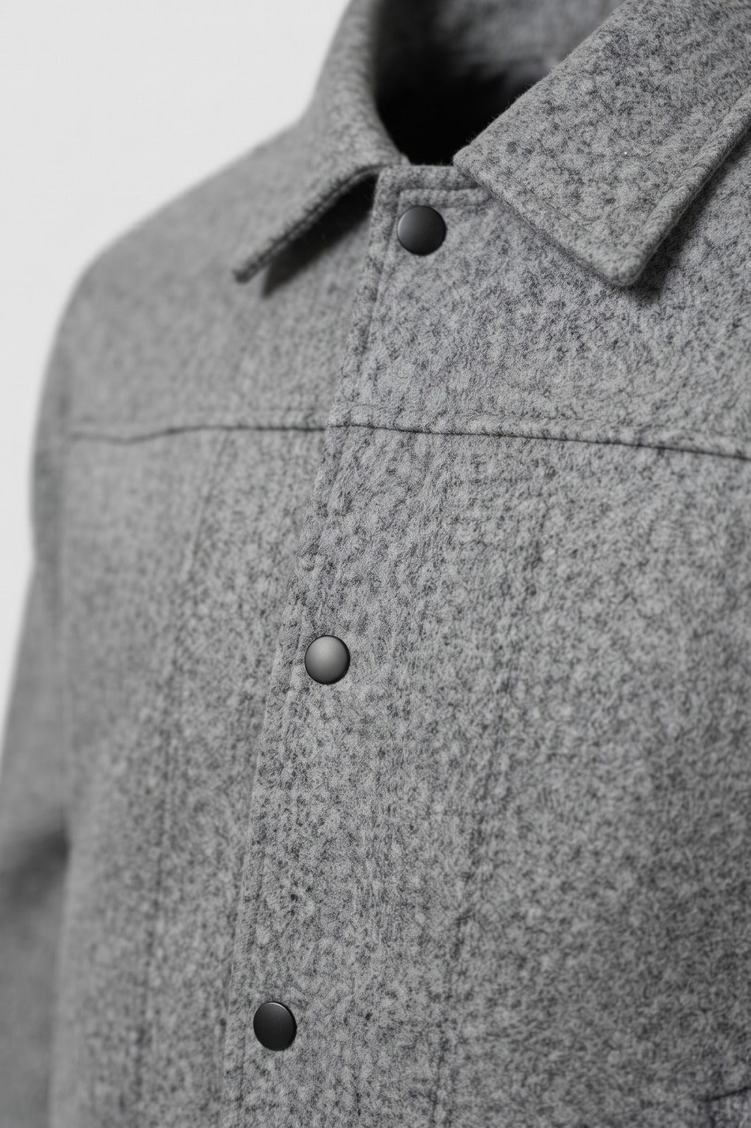 Men's Casual Trucker Jacket | Smart Collar Shirt Style
