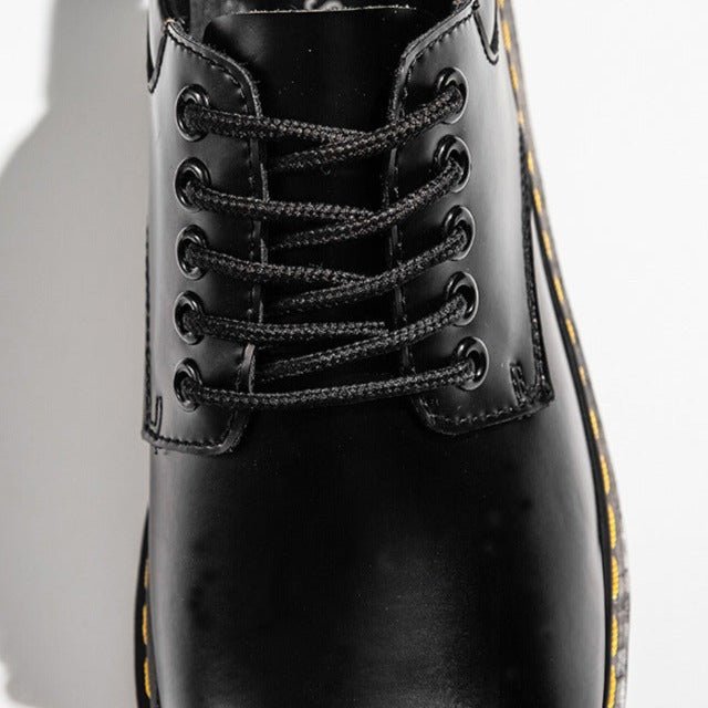 Men's Chunky Derby Shoes | Lace-Up Leather-Look