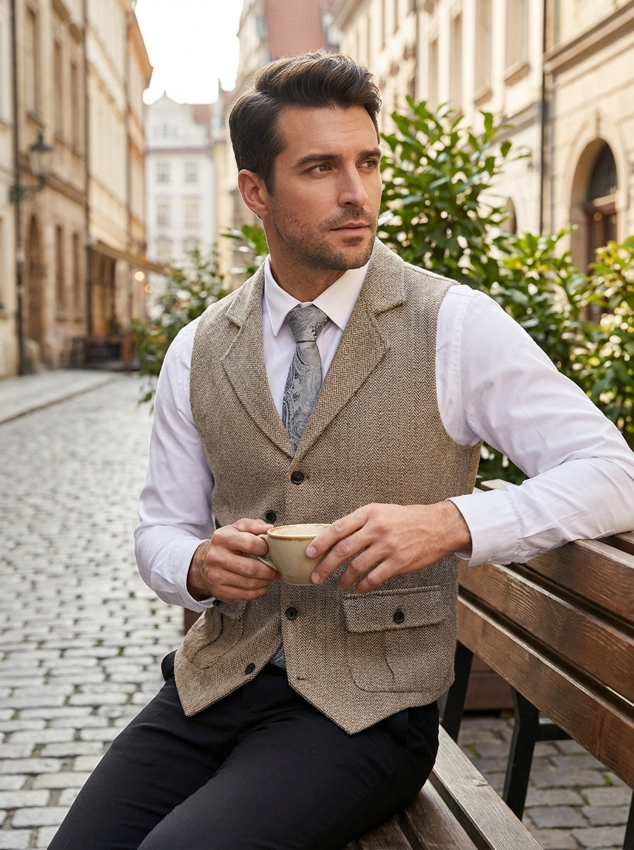 Gilet habillé pour homme | Gilet ajusté pour mariage et occasions élégantes