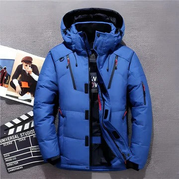 Men's Insulated Winter Jacket | Hooded Puffer Coat