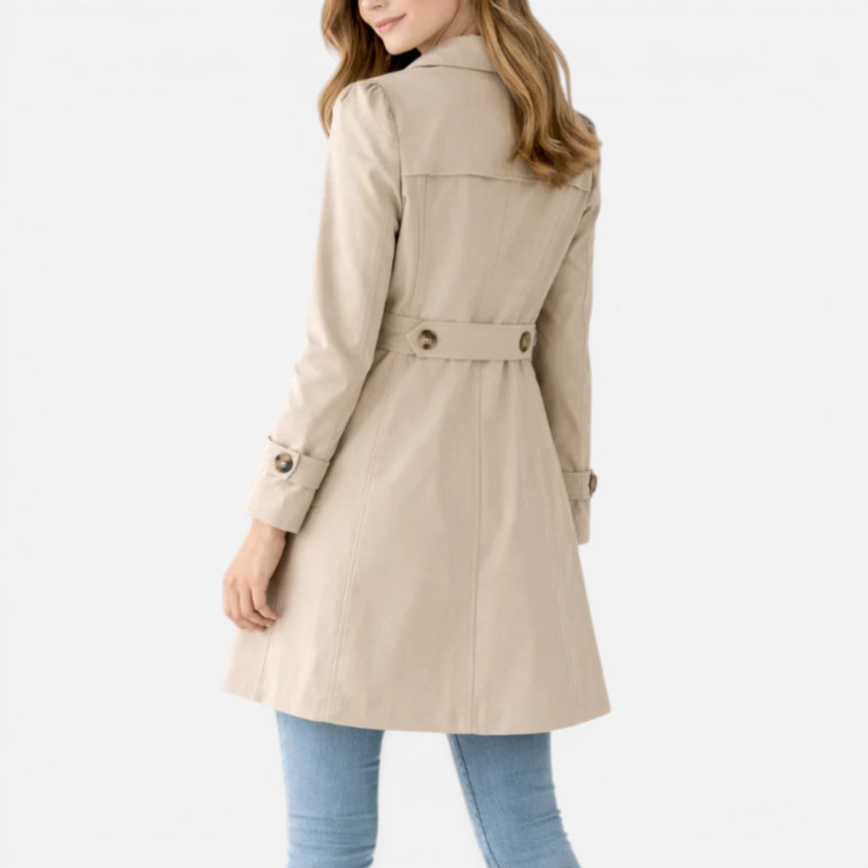 Women's Classic Single-Breasted Trench Coat