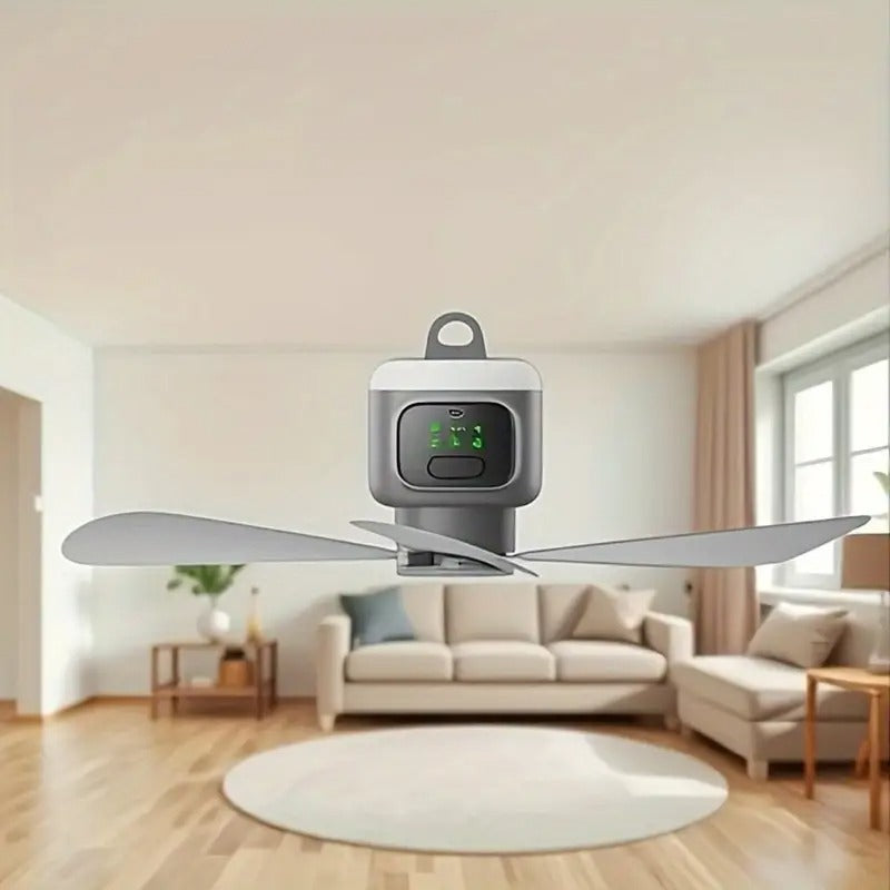 Hanging Fan with Remote Control and LED Light