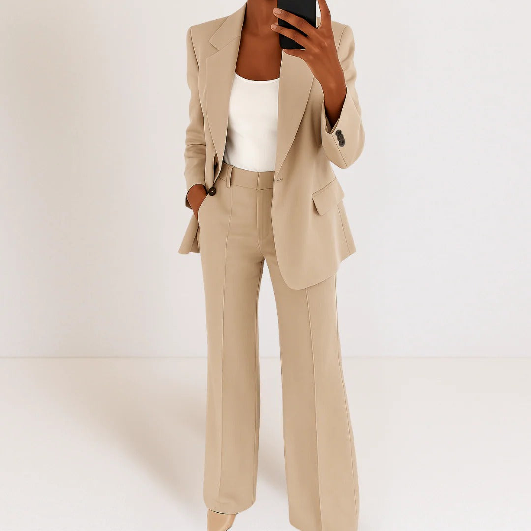 Women's Tailored Blazer and Trousers Co-ord Set