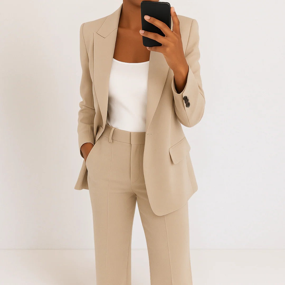 Women's Tailored Blazer and Trousers Co-ord Set