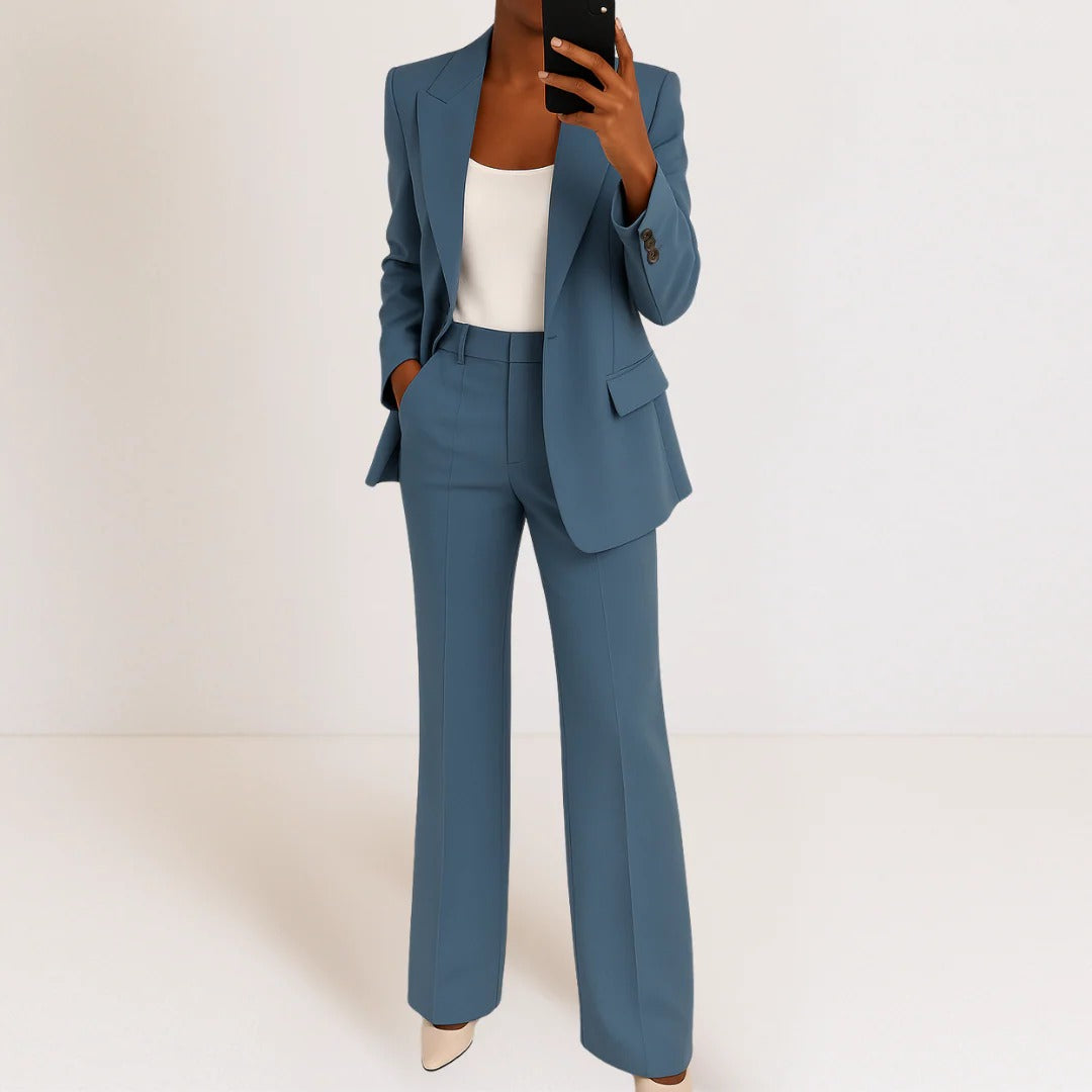 Women's Tailored Blazer and Trousers Co-ord Set