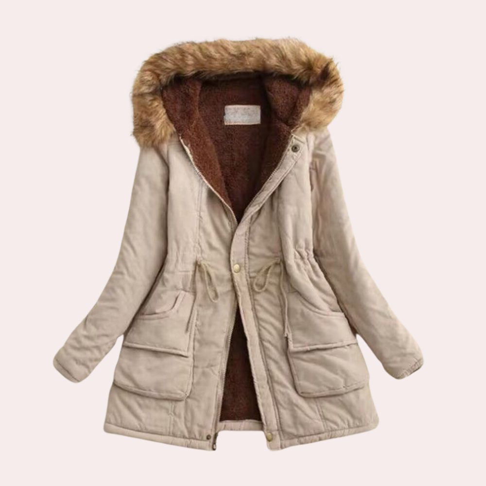 Women's Longline Hooded Puffer Coat | Oversized Winter Parka