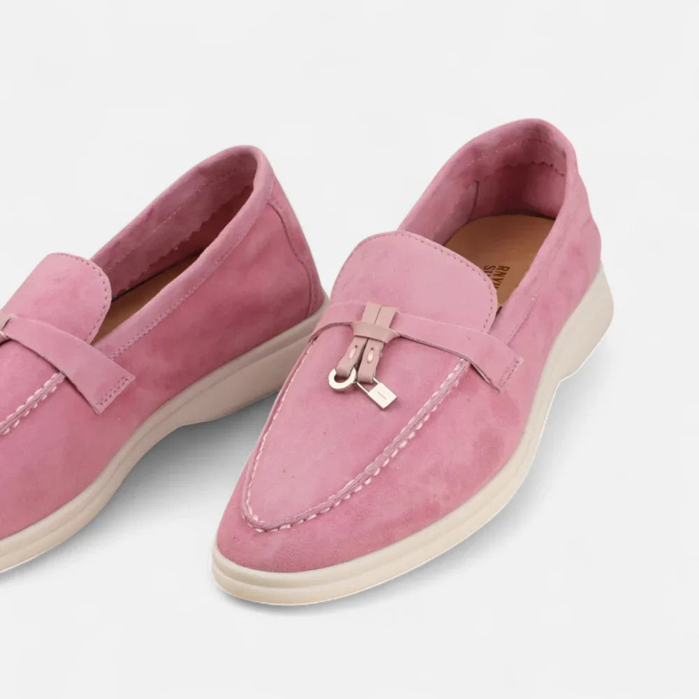Mocassins homme en daim | Chaussures confortables à enfiler