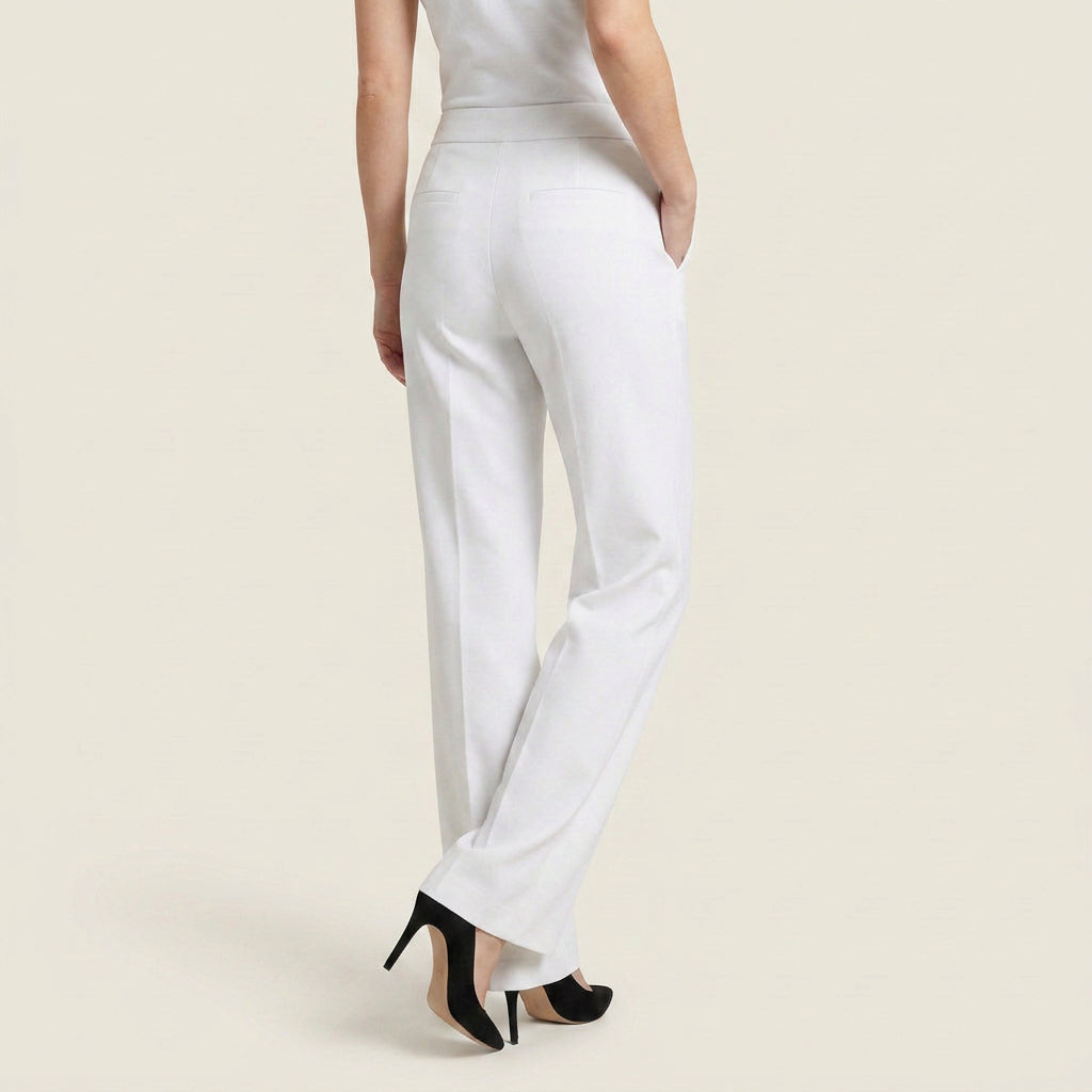 Women’s High-Waisted Straight-Leg Tailored Trousers