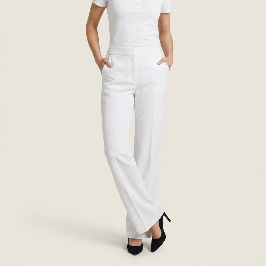 Women’s High-Waisted Straight-Leg Tailored Trousers