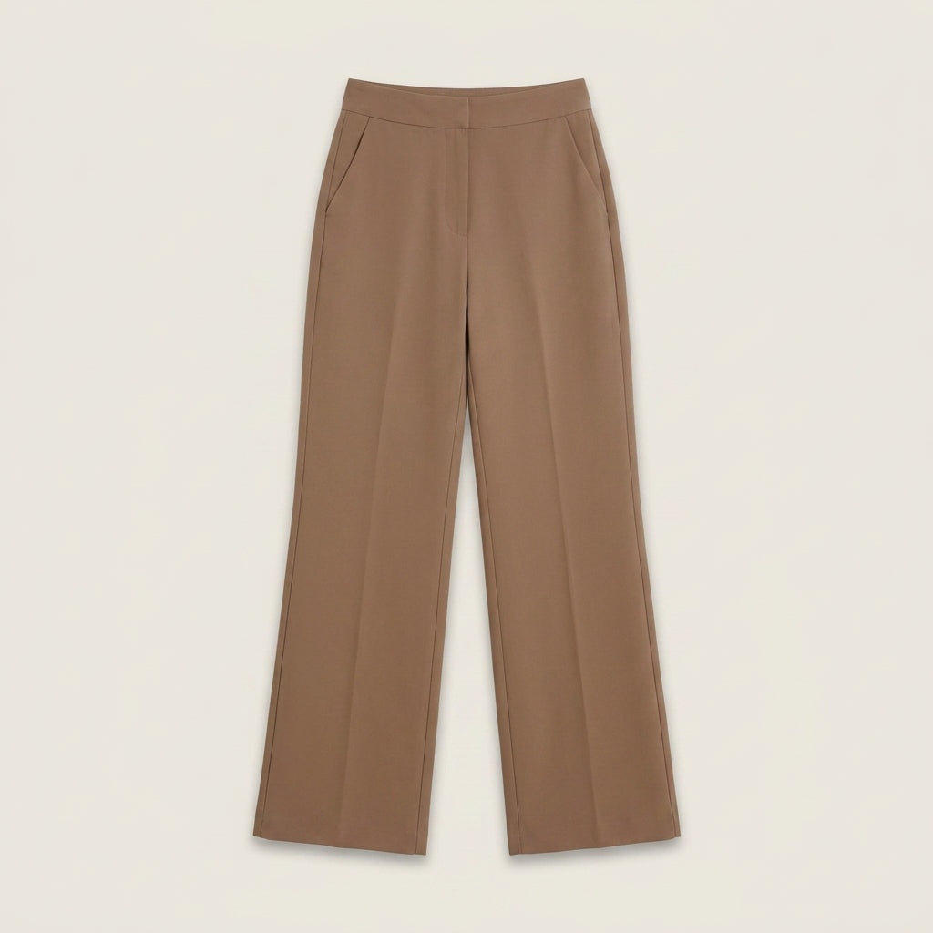 Women’s High-Waisted Straight-Leg Tailored Trousers