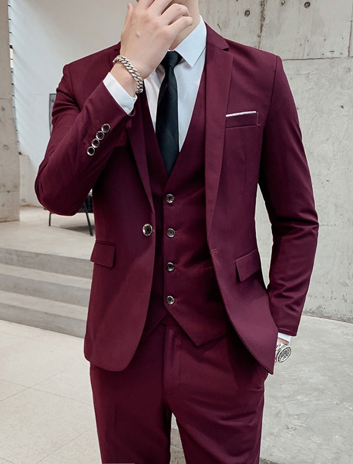 Men's Three-Piece Suit | Single Breasted Formal Set