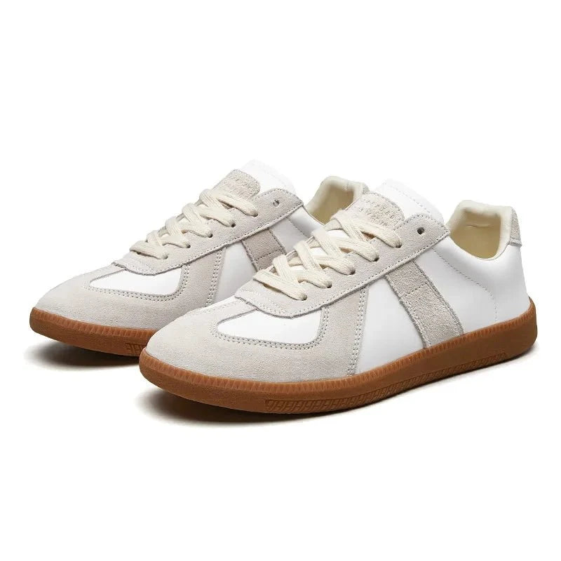 Men's Retro Leather Casual Trainers