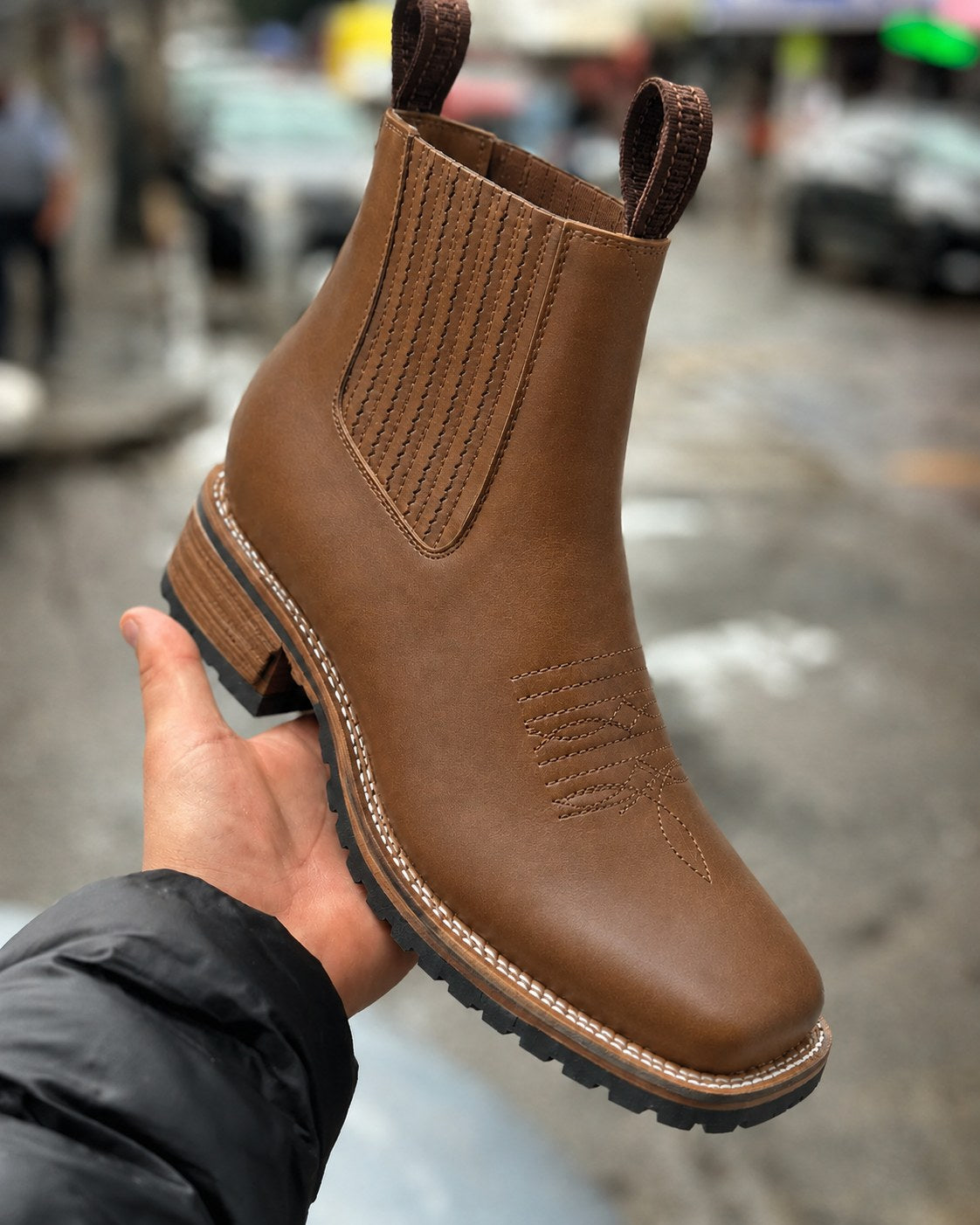 Men's Chelsea Ankle Boots | Pull Tab Design