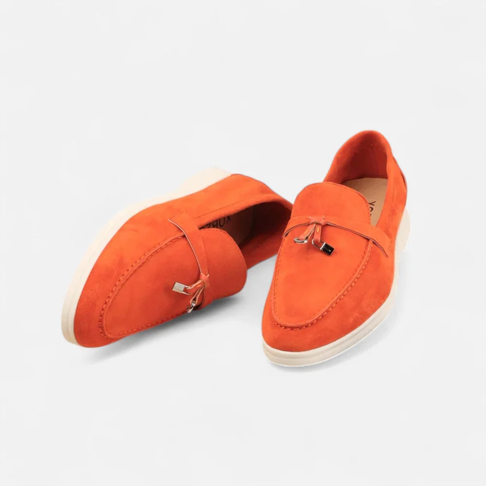 Mocassins homme en daim | Chaussures confortables à enfiler
