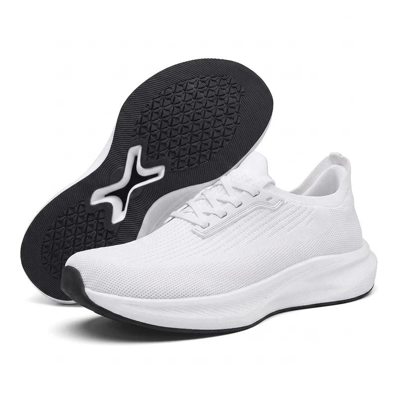 Baskets de marche légères pour homme à coupe large