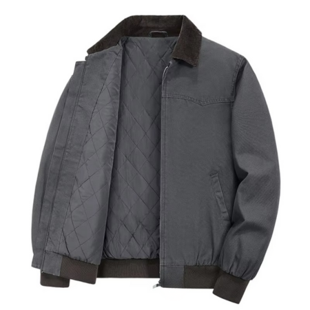 Men's Corduroy Collar Jacket | Cotton Lined Warm Casual Coat