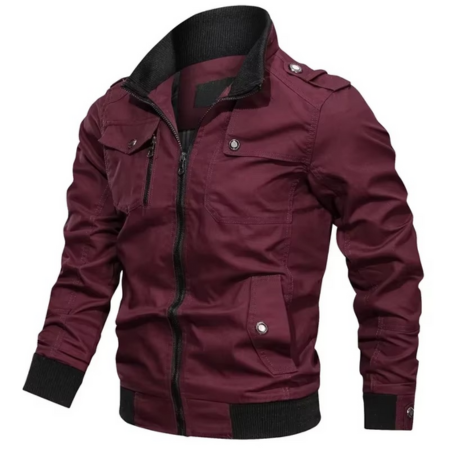 Men's Cotton Stand Collar Jacket