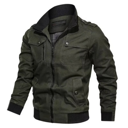 Men's Cotton Stand Collar Jacket