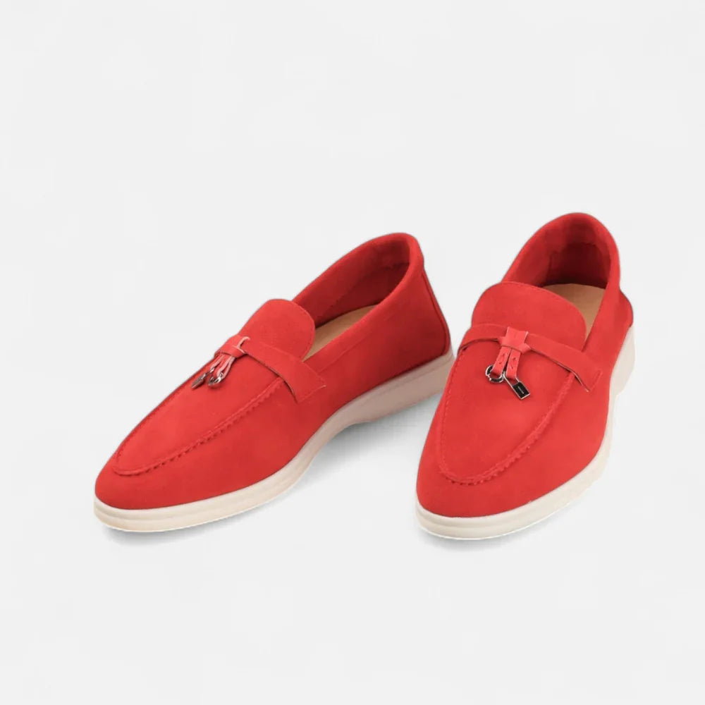 Mocassins homme en daim | Chaussures confortables à enfiler