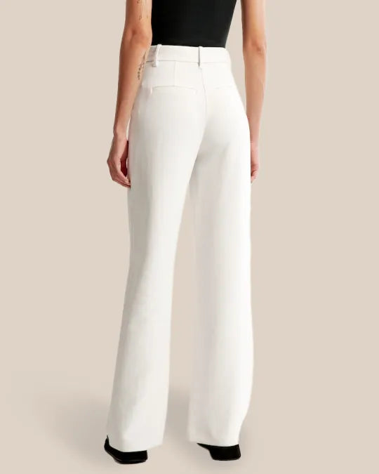 Women's High-Waisted Wide-Leg Trousers