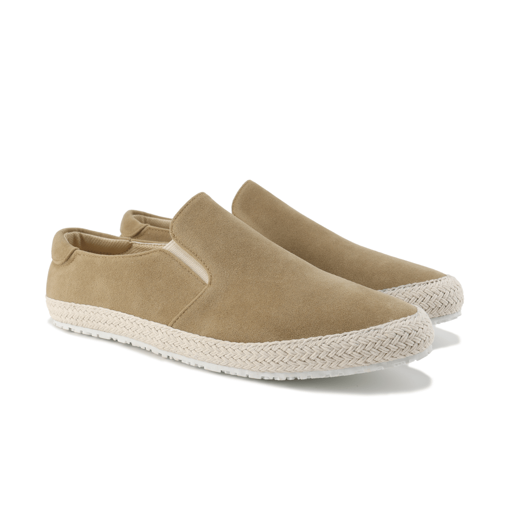 Men's Suede Slip-On Espadrille Shoes