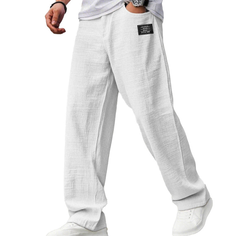 Pantalon léger coupe décontractée pour homme