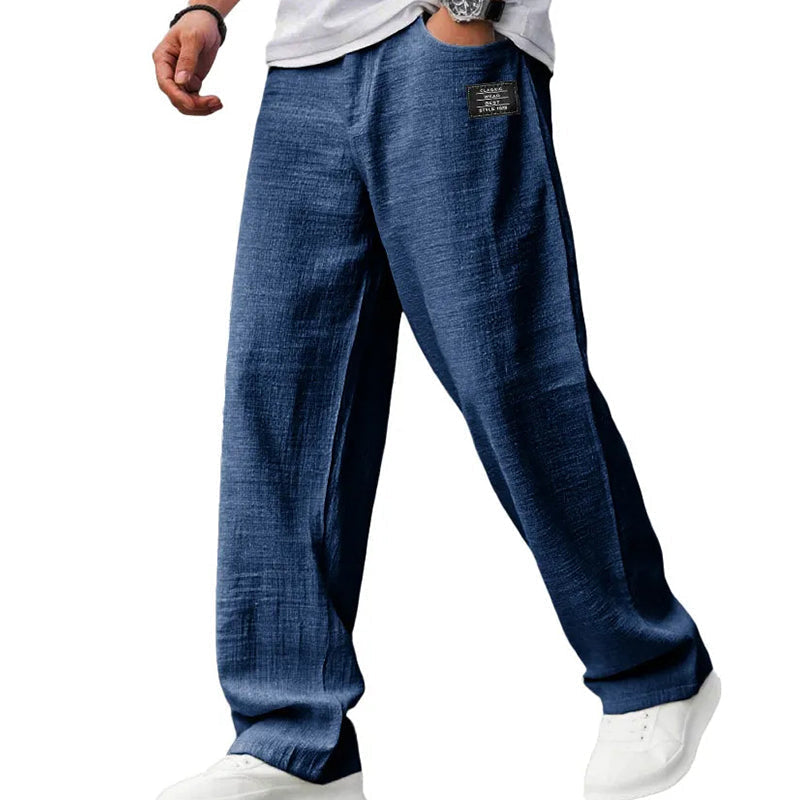 Pantalon léger coupe décontractée pour homme