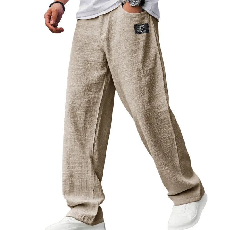 Pantalon léger coupe décontractée pour homme