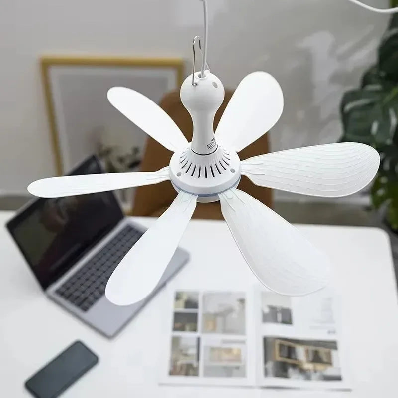 USB Hanging Fan with Six Blades