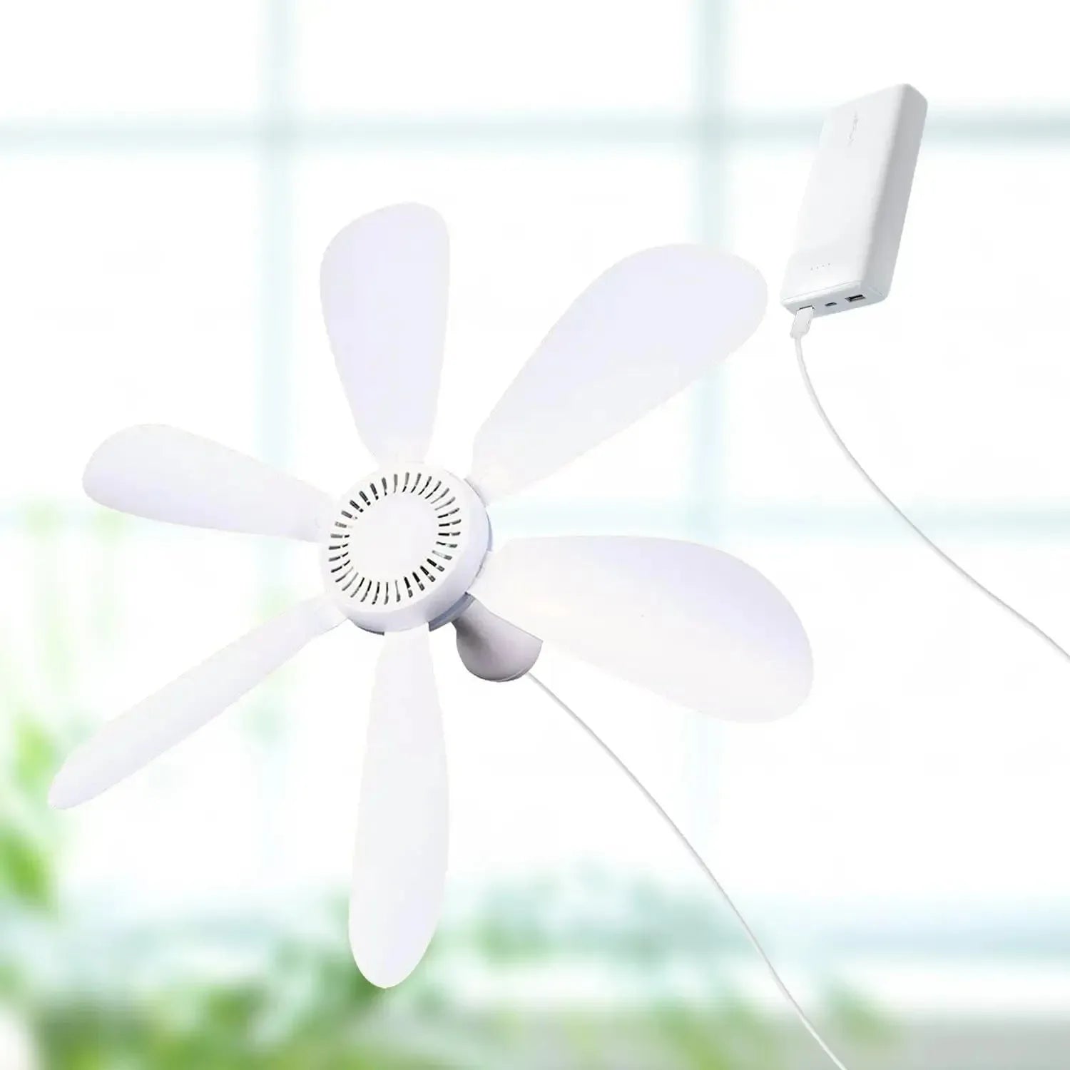 USB Hanging Fan with Six Blades