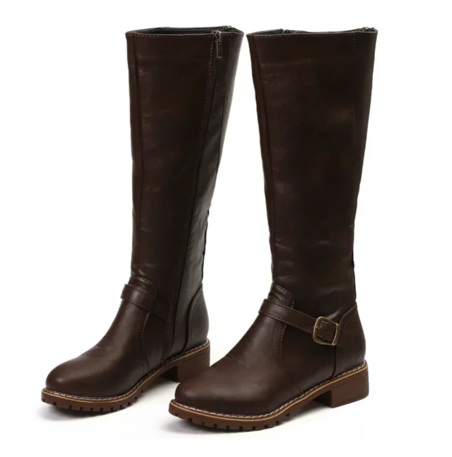Women's Knee High Boots with Arch Support & Cushioned Insole