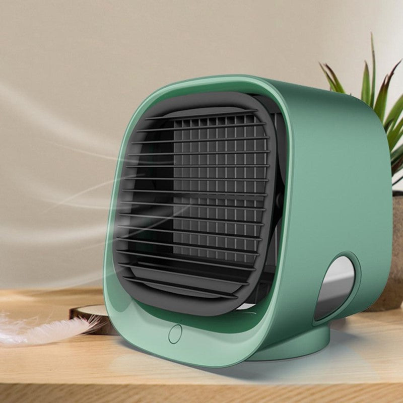 Compact Desk Air Cooler with Tilted Grille