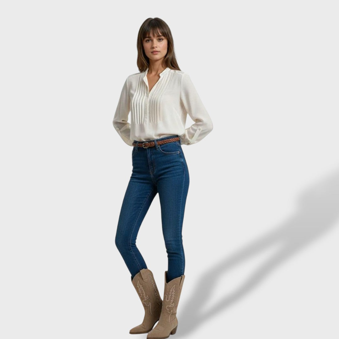 Bottes western brodées pour femme
