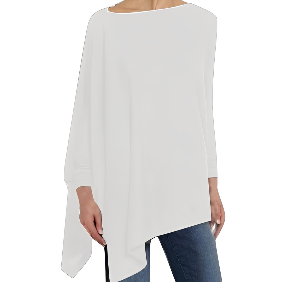 Women’s Oversized Asymmetric Poncho Jumper