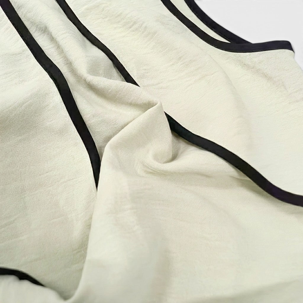 Tank Maxi Dress with Contrast Seam Piping