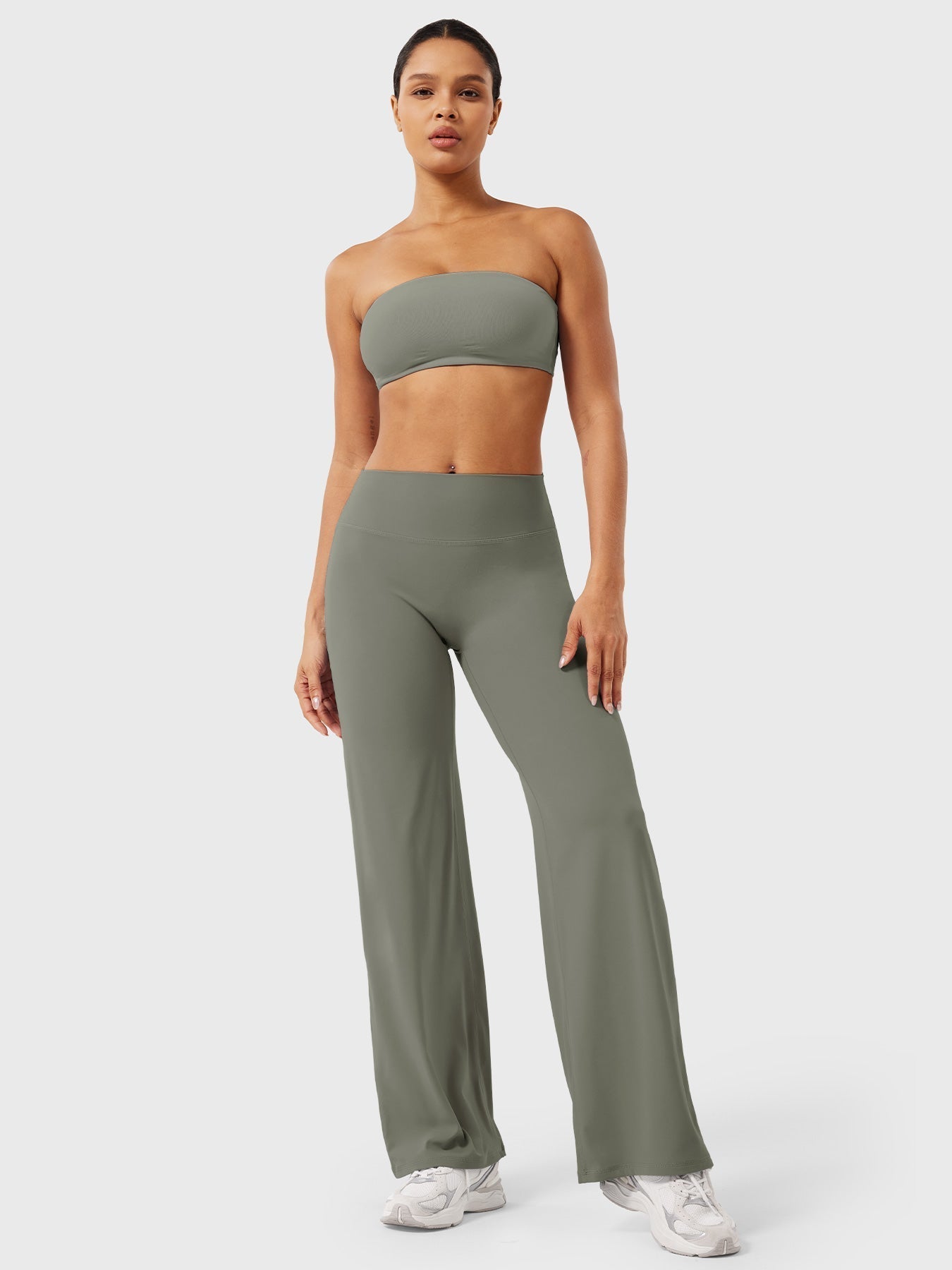 Women's High-Waisted Wide-Leg Yoga Pants
