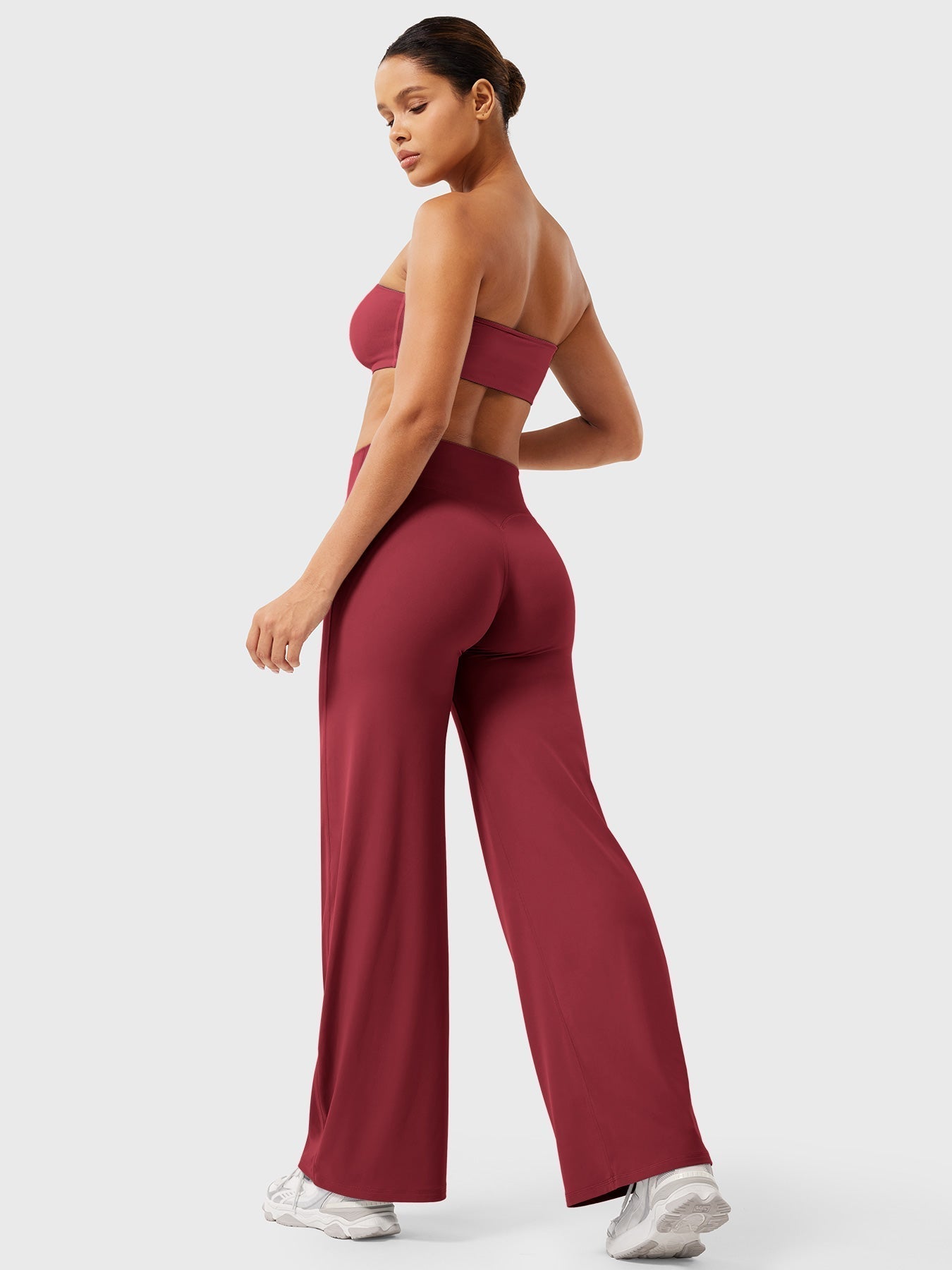Women's High-Waisted Wide-Leg Yoga Pants