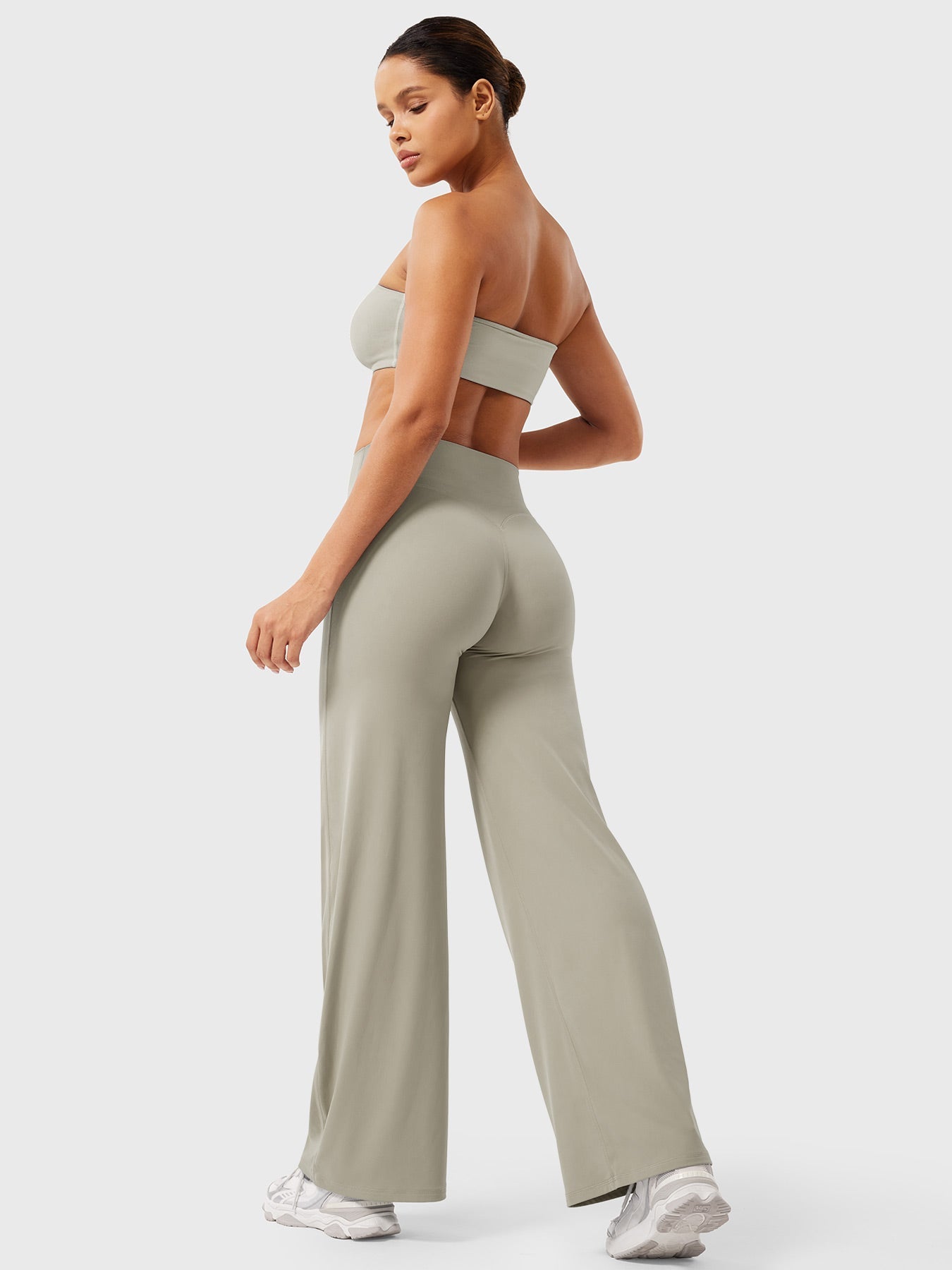 Women's High-Waisted Wide-Leg Yoga Pants