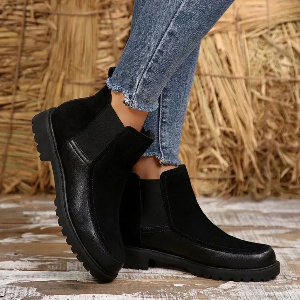 Women’s Chelsea Ankle Boots with Chunky Sole