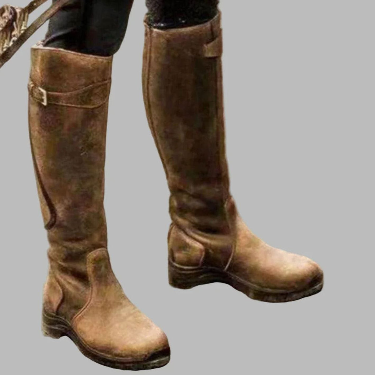 Women's Knee High Boots | Arch Support & Adjustable Buckle