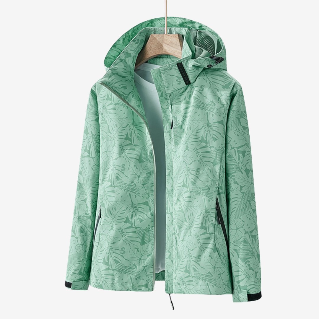 Veste imperméable pour femme | Coupe-vent léger à capuche
