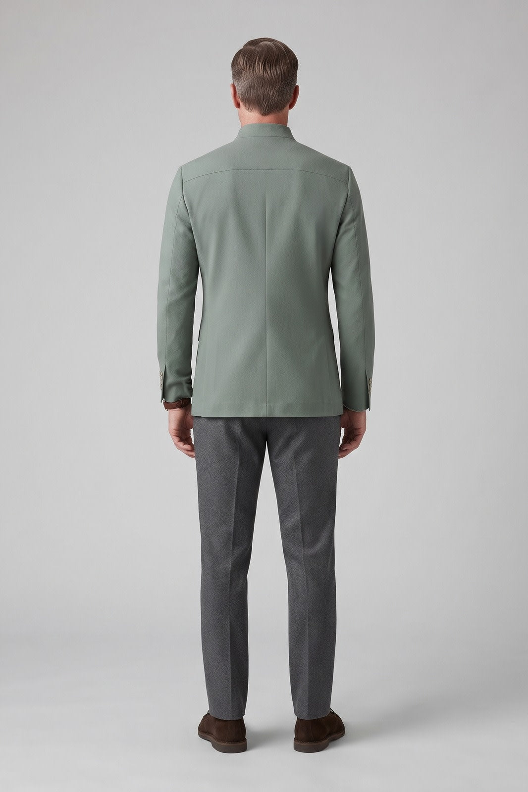 Gilet pour homme | Blazer ajusté à col Nehru
