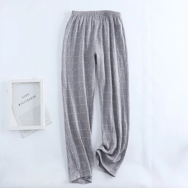 Ensemble de pyjama homme grande taille en coton | Vêtement d'intérieur confortable