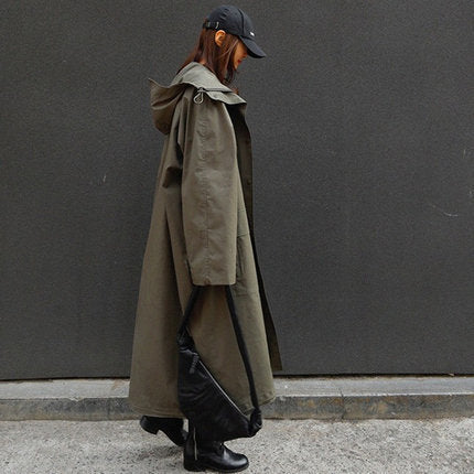 Women’s Oversized Hooded Longline Parka