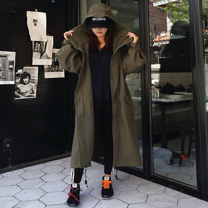 Women’s Oversized Hooded Longline Parka