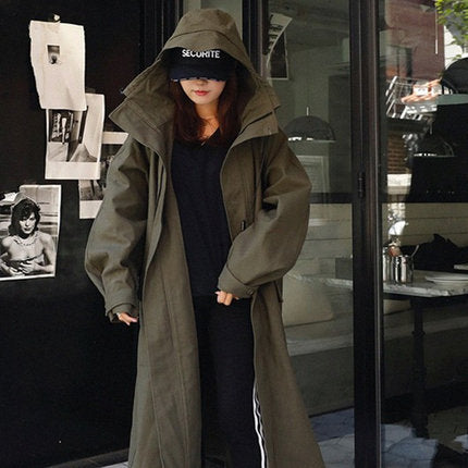 Women’s Oversized Hooded Longline Parka