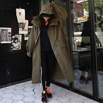 Women’s Oversized Hooded Longline Parka