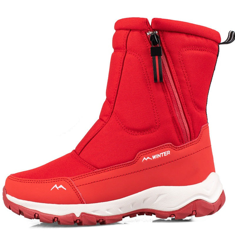 Women's Waterproof Winter Snow Boots with Side Zip